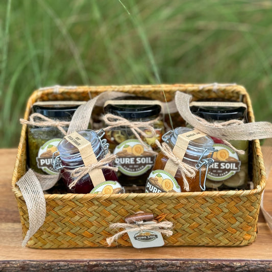 Medium Basket: Sweet & Salty Jars
