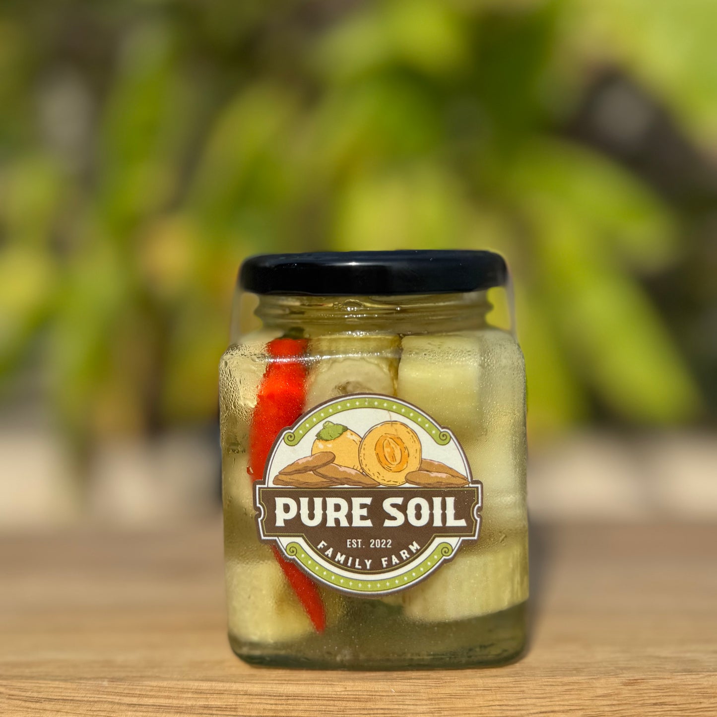 Pickled Wild Cucumbers