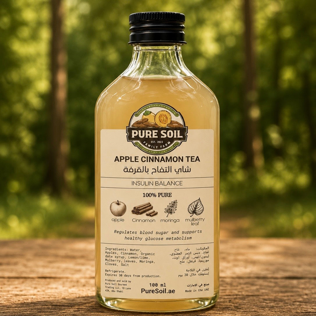 Apple Cinnamon Tea (4 bottles) - Insulin Balance - Longevity Blends Collection