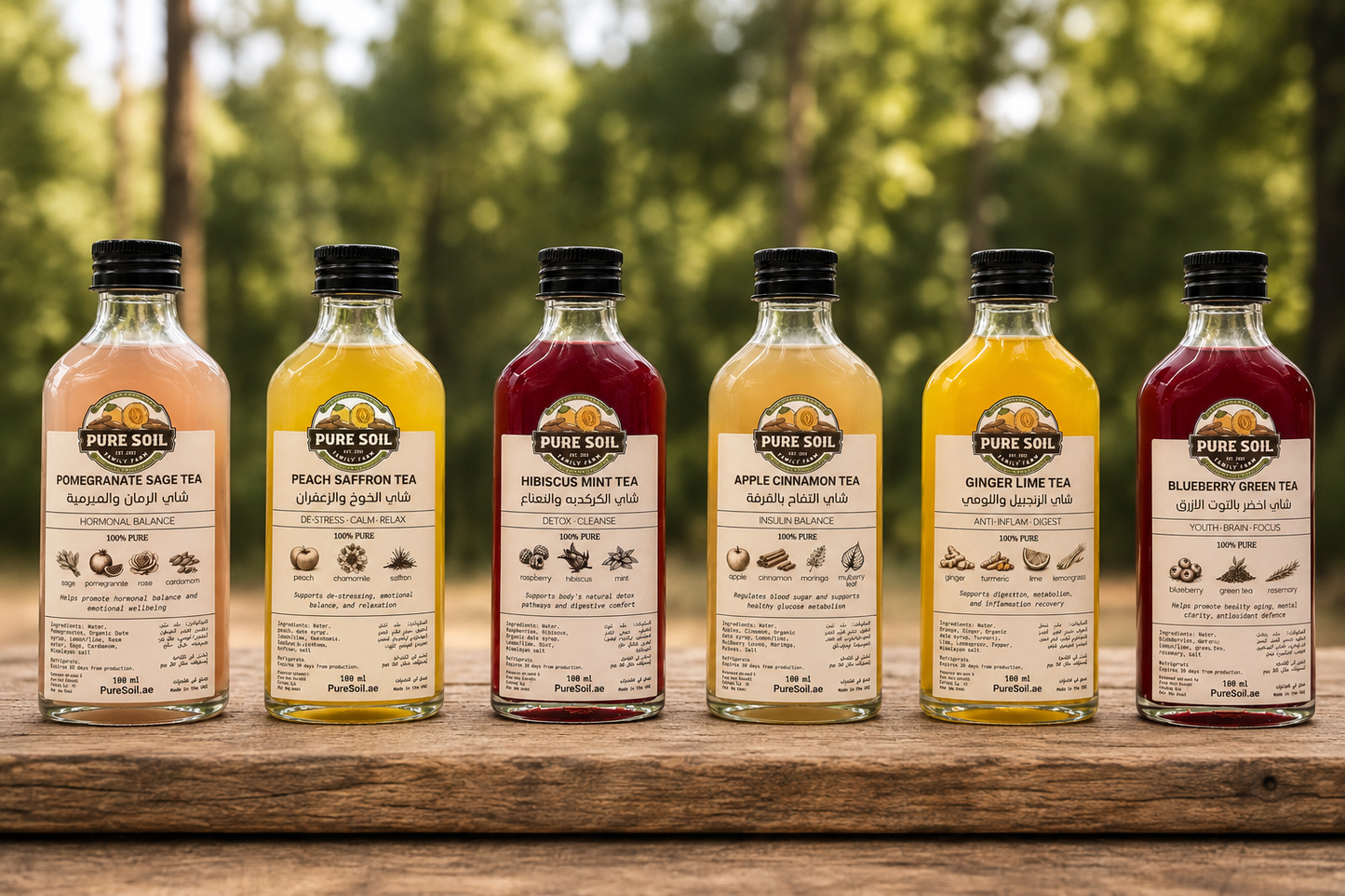 Longevity Blends: Full Set 24 bottles of 100ml each (4 x 6 sets)
