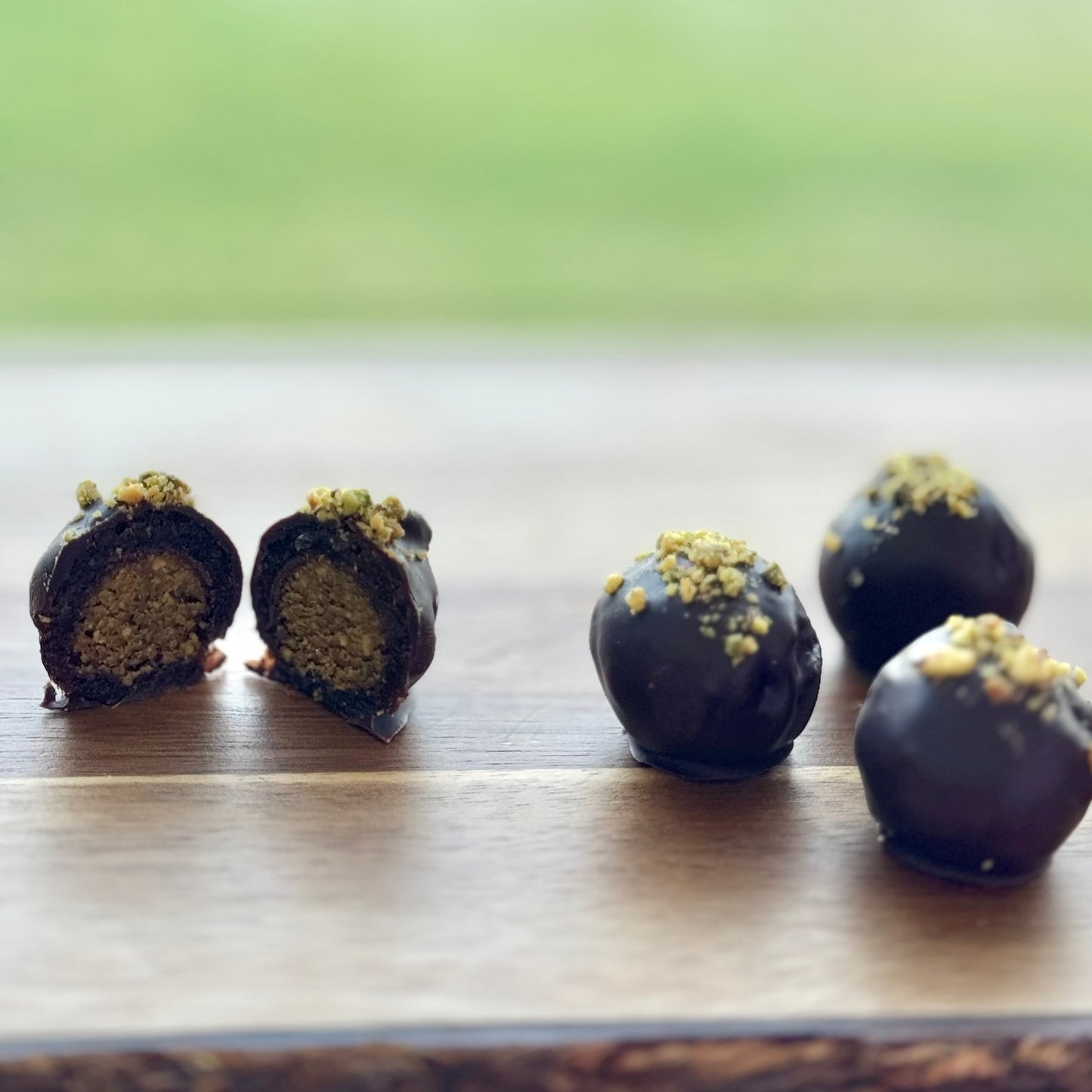 Mystic Pistachio Truffles